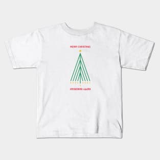 Merry Christmas, Happy Hanukkah Kids T-Shirt